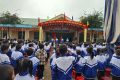 Buổi chào cờ tuần đầu tiên năm học mới tại Trường Tiểu học Trần Quốc Toản