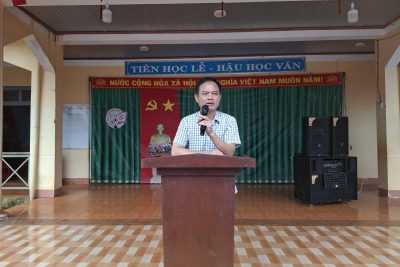 Buổi chào cờ tuần thứ 2 – Lan tỏa thông điệp “An toàn giao thông là hạnh phúc cho mọi nhà”