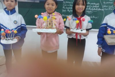 🌍 Sáng tạo trong tiết học STEAM của học sinh lớp 5