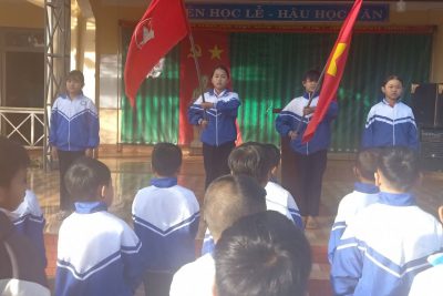 BUỔI CHÀO CỜ TUẦN 18 – NGÀY 05/01/2026 Trường Tiểu học Trần Quốc Toản