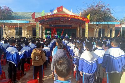 BUỔI CHÀO CỜ TUẦN 19 – NGÀY 12/01/2026 Trường Tiểu học Trần Quốc Toản